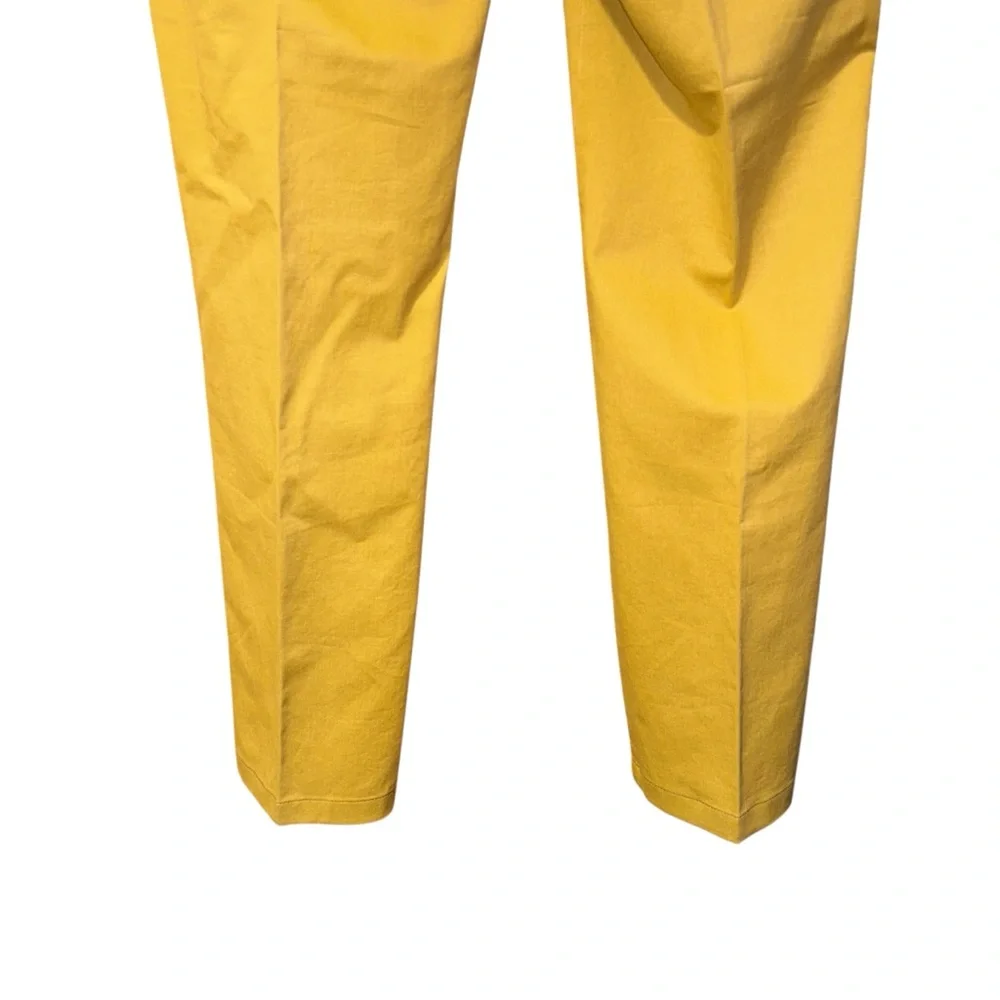 Meyer‎ Mens New York Chinos Size 32x30 42C/92 Yellow Slim Fit Dress Pants NWT